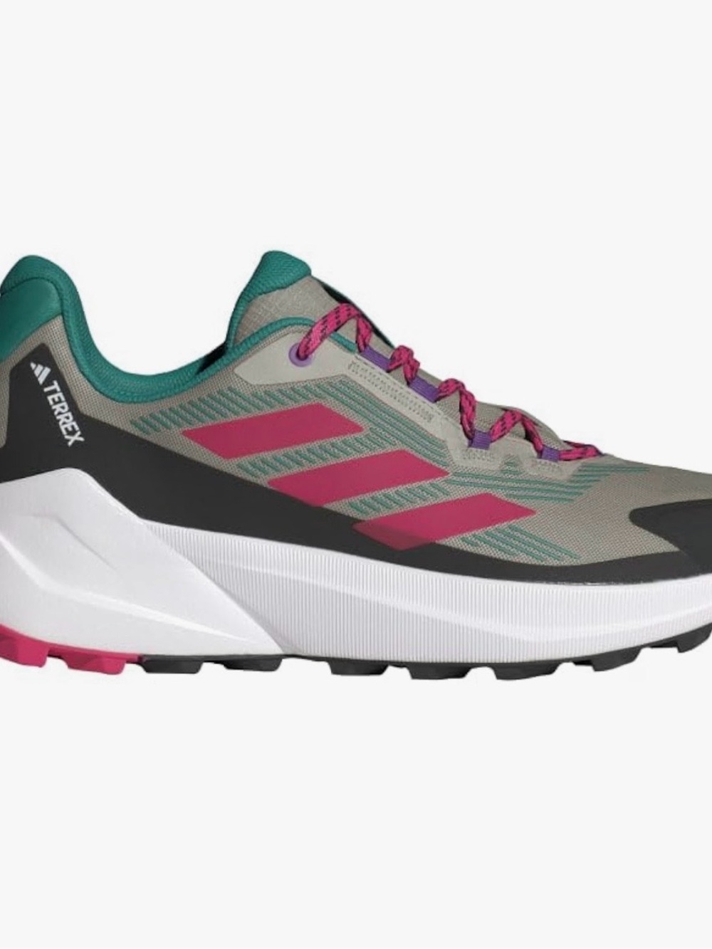 New adidas Men’s Terrex Trail Running Shoes size 7 Teal & Pink